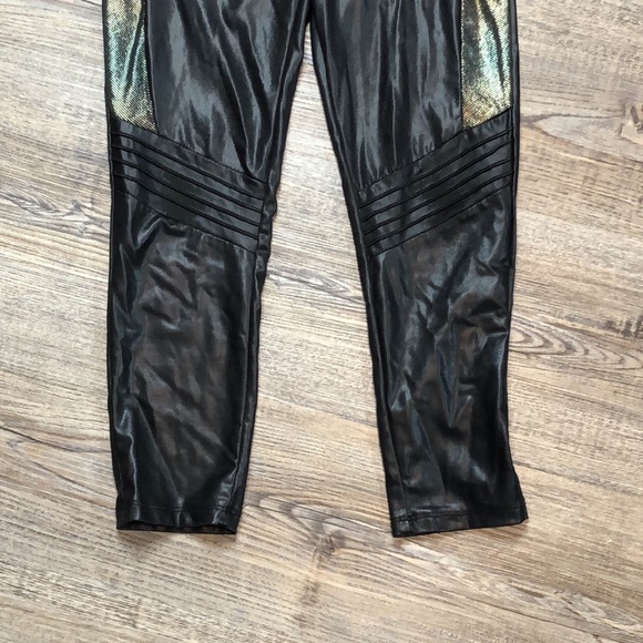 Descendants 3 Faux Pleather Rainbow Textured Pants - Picture 6 of 8